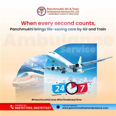 Take the Complete ICU Support Air Ambulance in Coimbatore