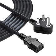 Computer Power Cable Cord – IEC Mains, for PC/Desktop/Monitor/Printer (Black/Whi