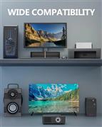 Computer Power Cable Cord – IEC Mains, for PC/Desktop/Monitor/Printer (Black/Whi