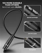 FEDUS StagePro XLR Cable, Professional Balanced XLR Male to Female Microphone ca