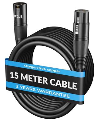 FEDUS StagePro XLR Cable, Professional Balanced XLR Male to Female Microphone ca