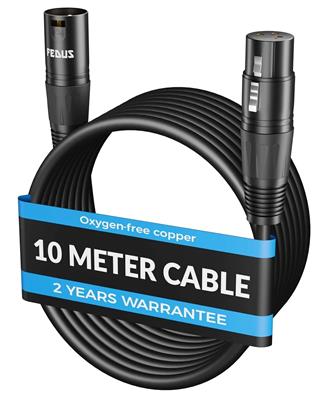 FEDUS StagePro XLR Cable, Professional Balanced XLR Male to Female Microphone ca