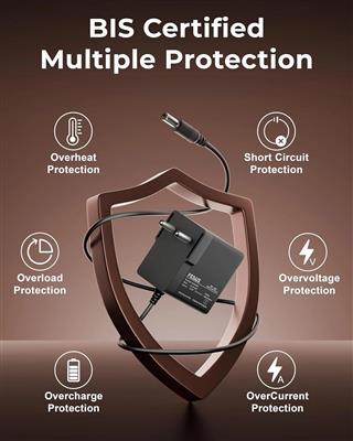 FEDUS 6v Charger for Kids Ride on Car Toys, 6 Volt Battery Charger with Charging