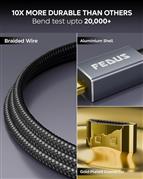 FEDUS 4K Micro HDMI to HDMI Cable 1.5 Meter, Micro HDMI 2.0 Adapter [4K@60Hz, 2K