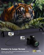 FEDUS 4K Micro HDMI to HDMI Cable 1.5 Meter, Micro HDMI 2.0 Adapter [4K@60Hz, 2K