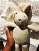 Pluchi Premium Knitted Bunny Soft Toy Baby-Safe Cotton Plush BIS Certified Nurse