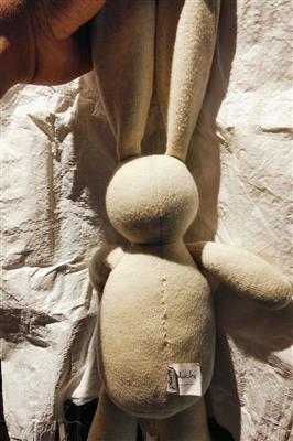 Pluchi Premium Knitted Bunny Soft Toy Baby-Safe Cotton Plush BIS Certified Nurse