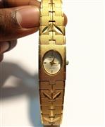 Premium Vintage Gold-Plated Women’s Quartz Watch – Elegant Collectible Timepiece