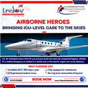 Advanced and Superior—Tridev Air Ambulance Service in Delhi Gives Forever Advant