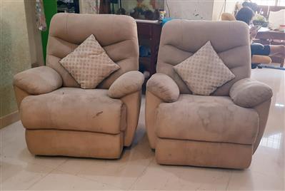 3+2 sofa set recliner DAMRO brand for sell