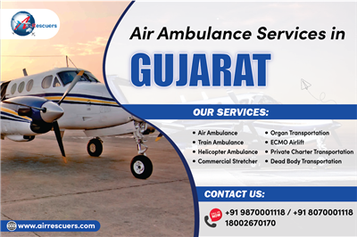 Round-the-Clock Air Ambulance Services in Gujarat