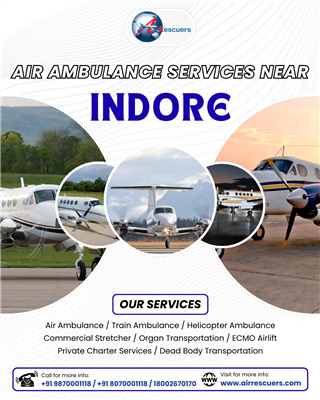 Swift Medical Airlift Indore | Air Rescuers