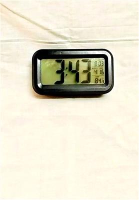 Digital LCD Alarm Clock with Temperature Display | Snooze & Night Light