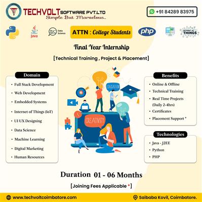 Full Stack Development|Training|Techvolt Software|Coimabatore