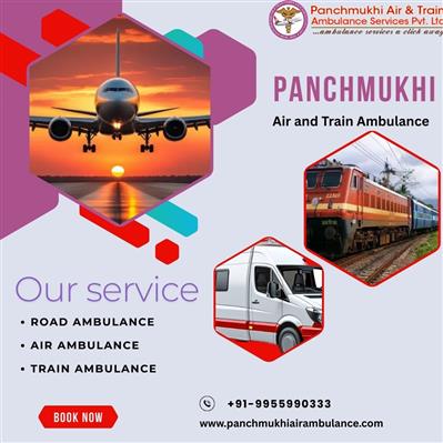 Pick the Lowest Fare Panchmukhi Air Ambulance from Dibrugarh