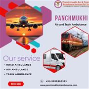 Pick the Lowest Fare Panchmukhi Air Ambulance from Dibrugarh