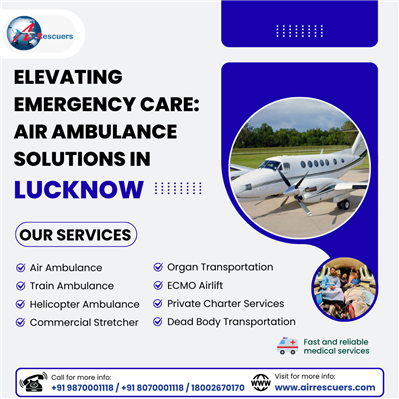 Elevating Emergency Care: Air Ambulance Solutions in Lucknow