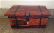 Solid Wood Centre Table, Side Table, Wooden Chest & Barrel Storage
