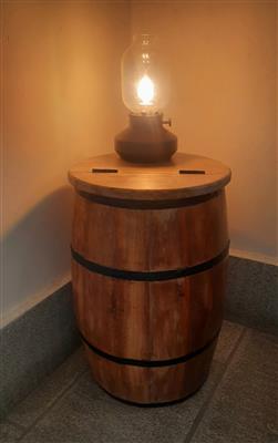 Solid Wood Centre Table, Side Table, Wooden Chest & Barrel Storage