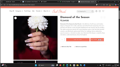 Premium Press-On Nails Online in India | SoulStruck™ – Salon Look at Home