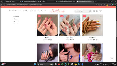 Premium Press-On Nails Online in India | SoulStruck™ – Salon Look at Home