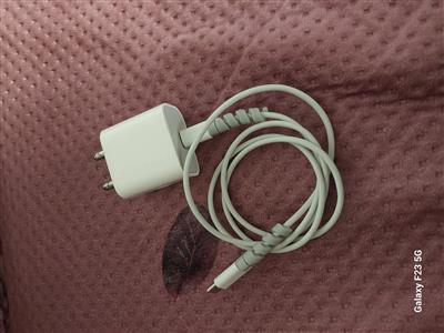 Apple 20w power adapter and c to c cabal
