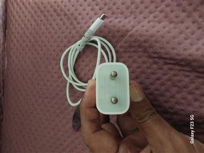 Apple 20w power adapter and c to c cabal
