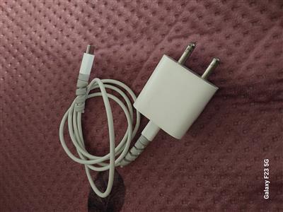 Apple 20w power adapter and c to c cabal