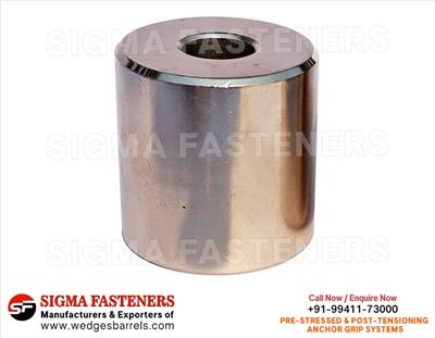 Post Tensioning wedges and barrels, pre stressed anchor grip system, anchor head