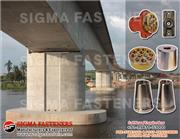 Post Tensioning wedges and barrels, pre stressed anchor grip system, anchor head
