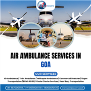 Emergency Air Ambulance Services in Goa for Rapid Life-Saving Medical Transporta