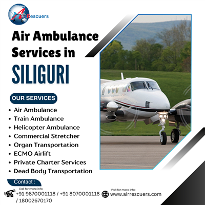 Siliguri Air Ambulance – Life-Saving Flight Support