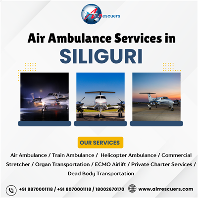 Siliguri Air Ambulance – Priority Emergency Transfers