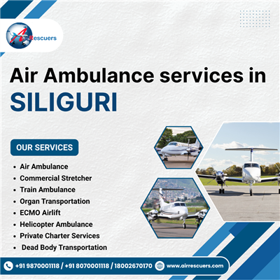Siliguri Air Ambulance – Instant Critical Response