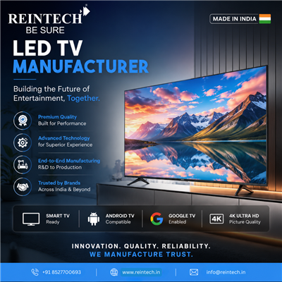 Reintech – OEM/ODM LED TV Manufacturer in India