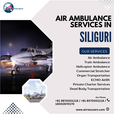 Siliguri Air Ambulance – Trusted Critical Transfers