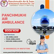 Panchmukhi Emergency Air Ambulance in Guwahati - Causing Zero Discomfort during