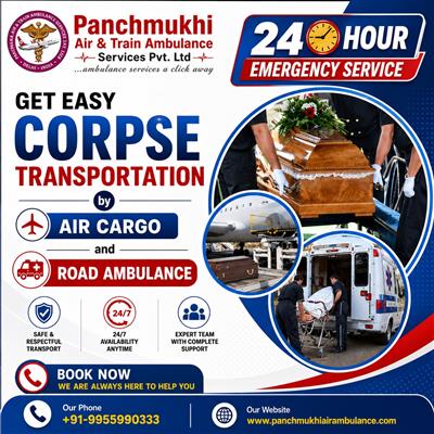 Panchmukhi Corpse Transfer in Mumbai- Mortuary van service organized on time