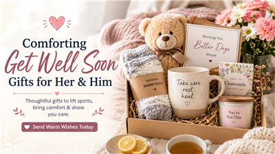 Comforting Get Well Soon Gifts for Her & Him | Send Warm Wishes Today