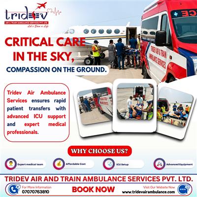Emergency Medical Aviation Excellence: Advanced Tridev Air Ambulance Services in
