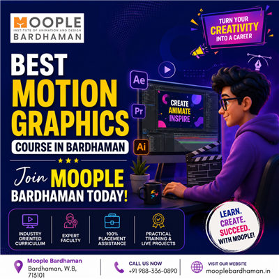 Best Motion Graphics Course in Bardhaman - Join Moople Bardhaman Today