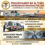 Choose Panchmukhi Air and Train Ambulance for Hassle-Free Patient Transport in G