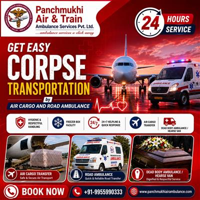 Panchmukhi Corpse Transfer in Mumbai- Complete document assistance for transport
