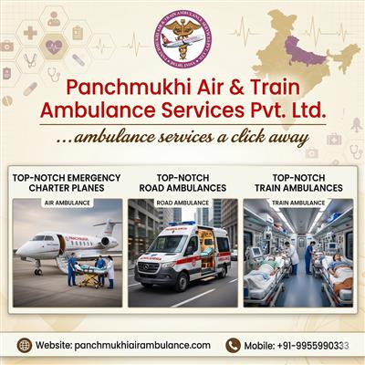 Panchmukhi Air Ambulance Is A Trusted Mode of Medical Transfer in Mumbai