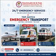Transfer Ventilator Patients via Panchmukhi Air and Train Ambulance Service