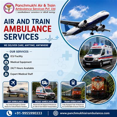 Panchmukhi Air and Train Ambulance in Patna Ensures Safety Transfer