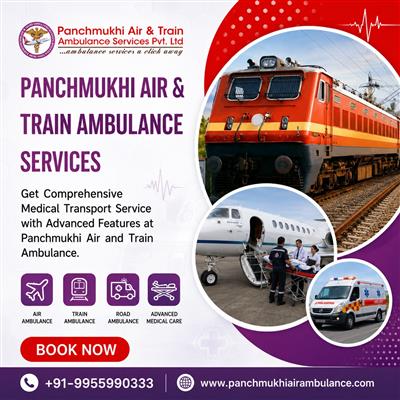 Book Panchmukhi Air and Train Ambulance in Bangalore to Care Shift Your Patient