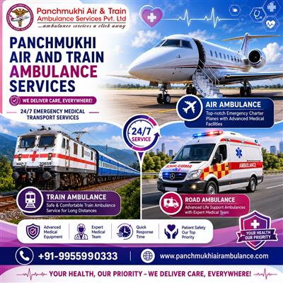 Urgently Transferring Your Patient from Varanasi to Delhi by Panchmukhi Air and