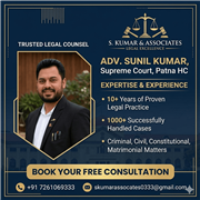 Top Advocate in Bihar for Civil, Criminal & All Law Matters | Advocate Sunil Ku.