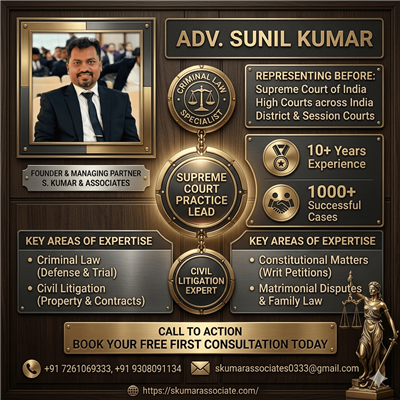 Criminal Lawyer in Bihar for Bail, FIR, Criminal & Defense Cases